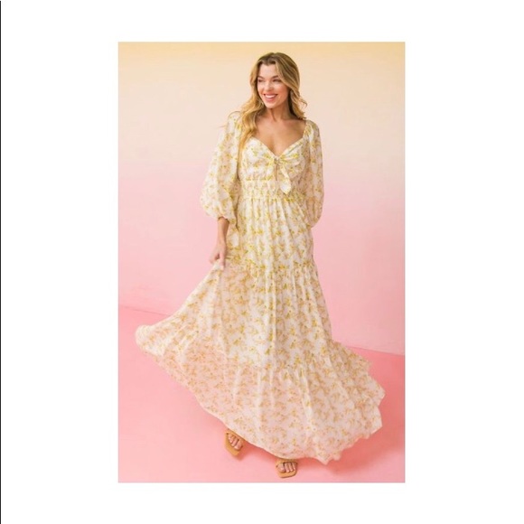 NWT Flying Tomato floral maxi dress - Picture 3 of 7